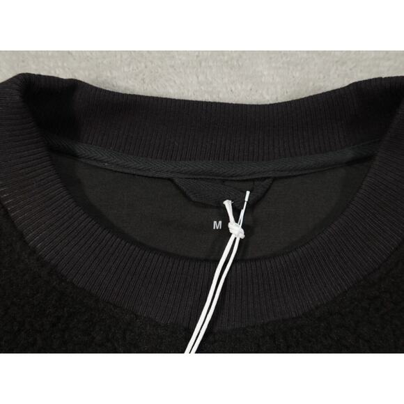 Everlane Womens Black 100% Polyester Pullover Teddy Sweater Size M - Picture 7 of 12